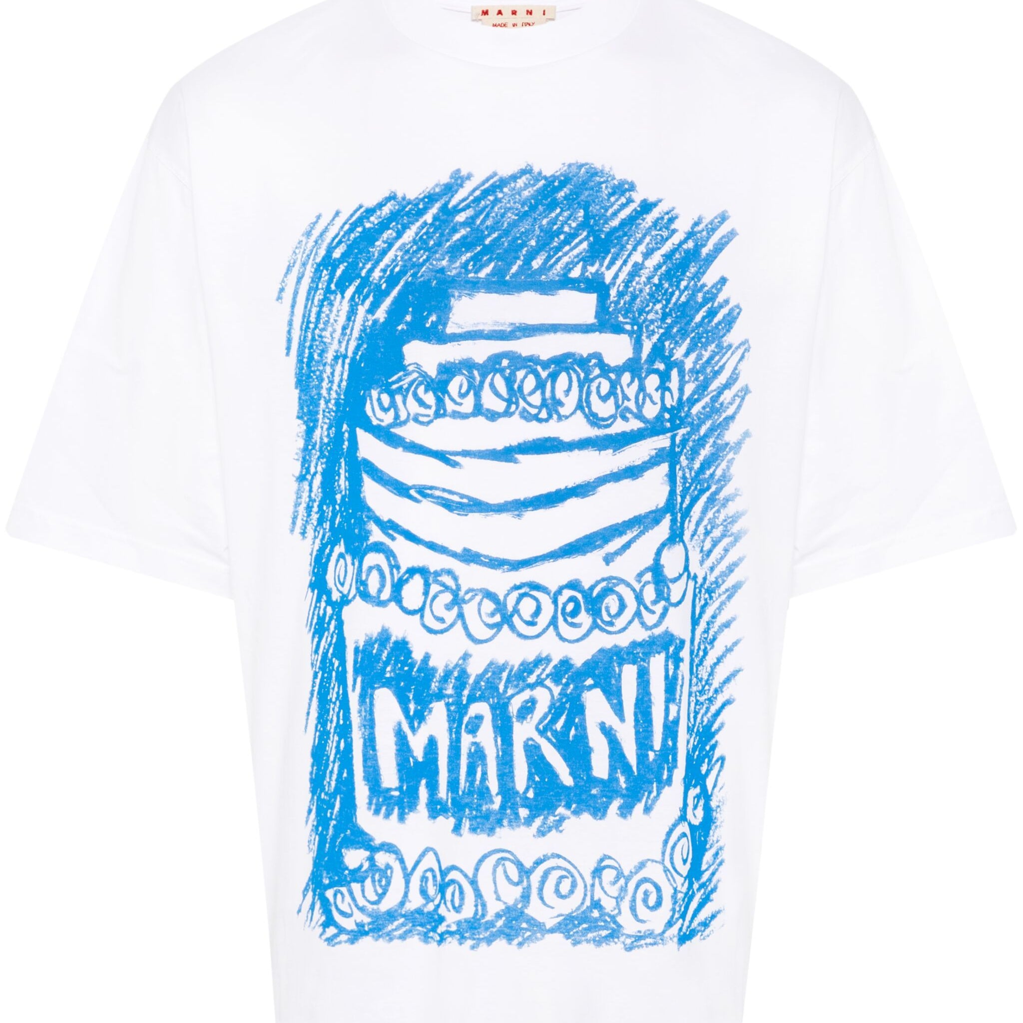 Marni Cake Print Jersey T-Shirt - SHEET-1 - LISBON STORE