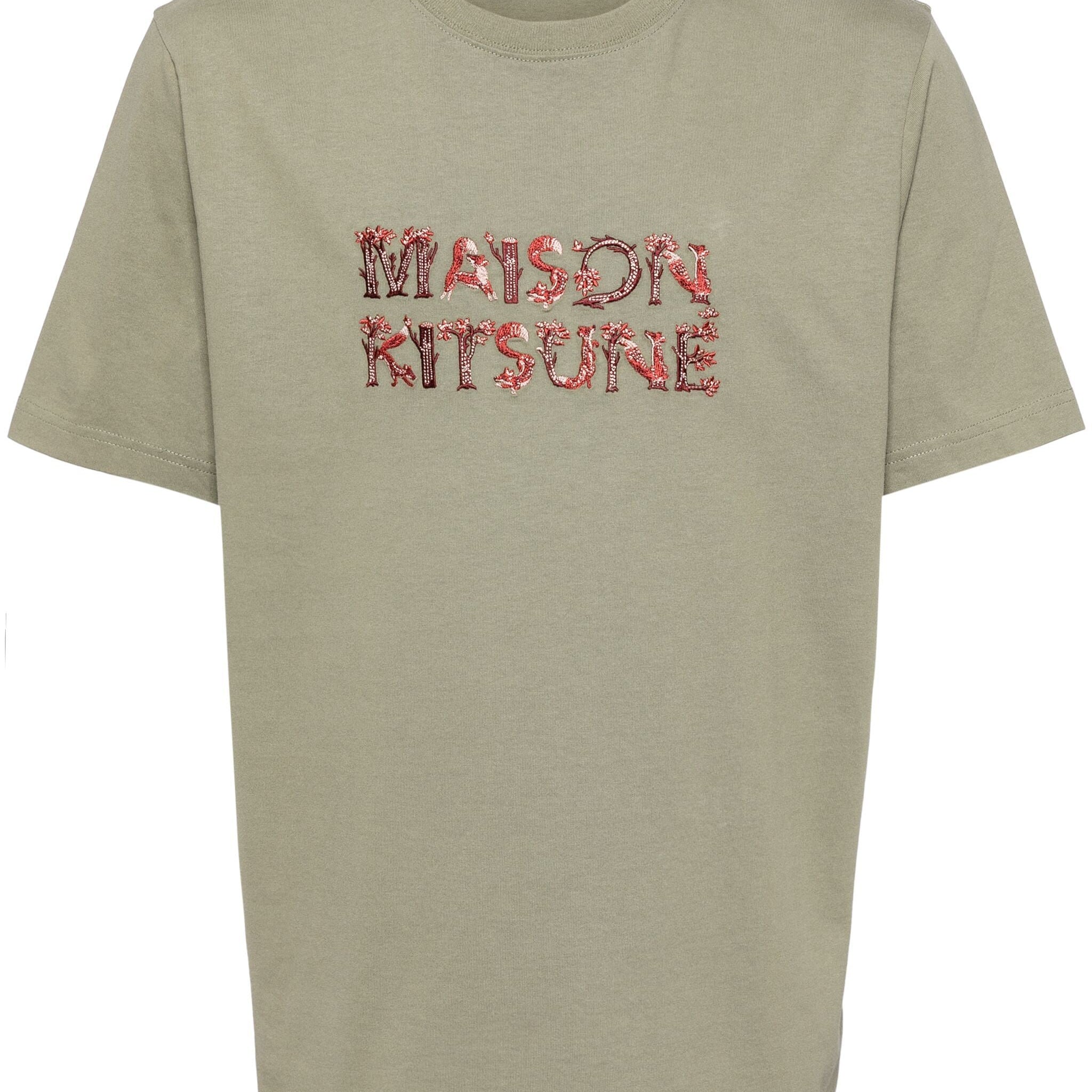 Maison Kitsune Embroidered Logo T-Shirt | Shop in Lisbon & Online at SHEET-1.com