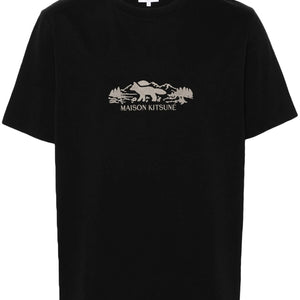 Maison Kitsune Outdoor Profile Fox T-Shirt | Shop in Lisbon & Online at SHEET-1.com