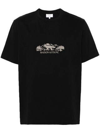 Maison Kitsune Outdoor Profile Fox T-Shirt | Shop in Lisbon & Online at SHEET-1.com