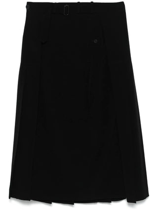 Yohji Yamamoto Pleated Midi Skirt | Shop in Lisbon & Online at SHEET-1.com