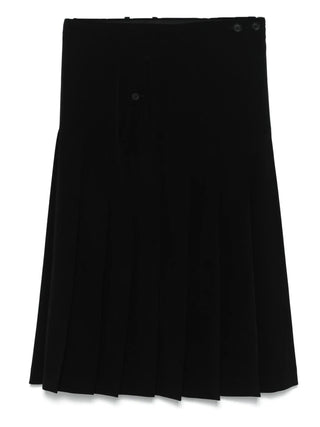 Yohji Yamamoto Pleated Midi Skirt | Shop in Lisbon & Online at SHEET-1.com