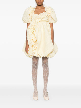 Cecilie Bahnsen Gwen Dress Flurry Matelassé | Shop in Lisbon & Online at SHEET-1.com