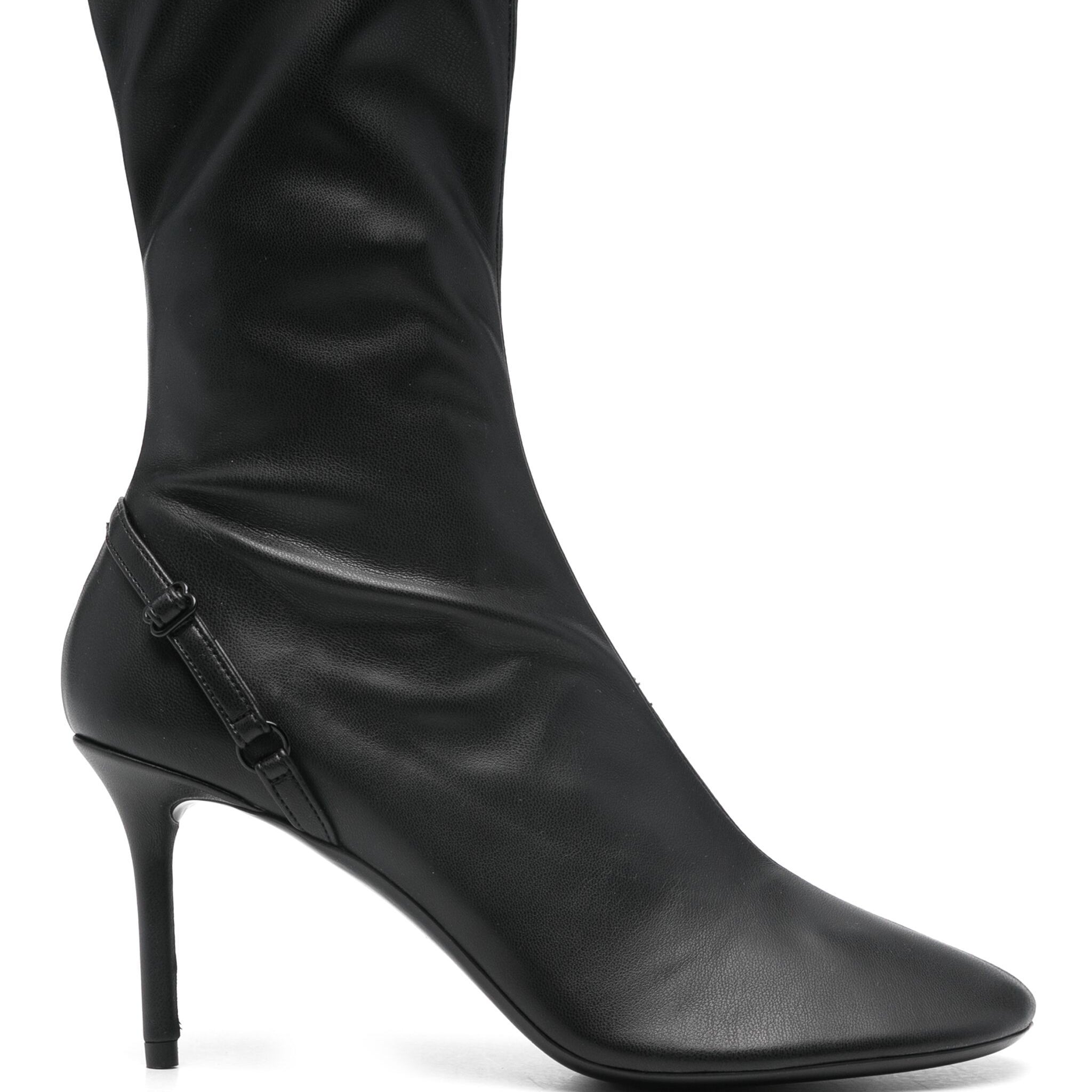 Courrèges Stretch Leather Effect Oblique Boots - SHEET-1 - LISBON STORE