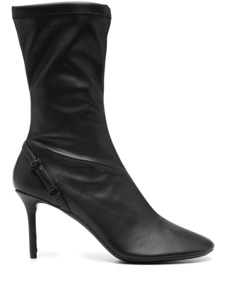 Courrèges Stretch Leather Effect Oblique Boots - SHEET-1 - LISBON STORE