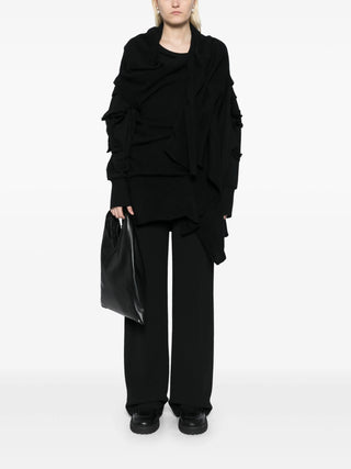 Yohji Yamamoto Draped Short SLV Cardigan - SHEET-1 - LISBON STORE