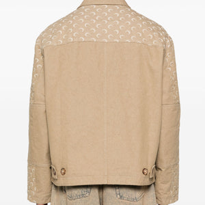 MOON JACQUARD TWILL WORKWEAR JACKE Neutrals