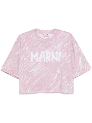 Marni Scribble Logo T-shirt - SHEET-1 - LISBON STORE