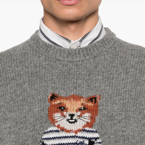 DRESSED FOX INTARSIA JUMPER