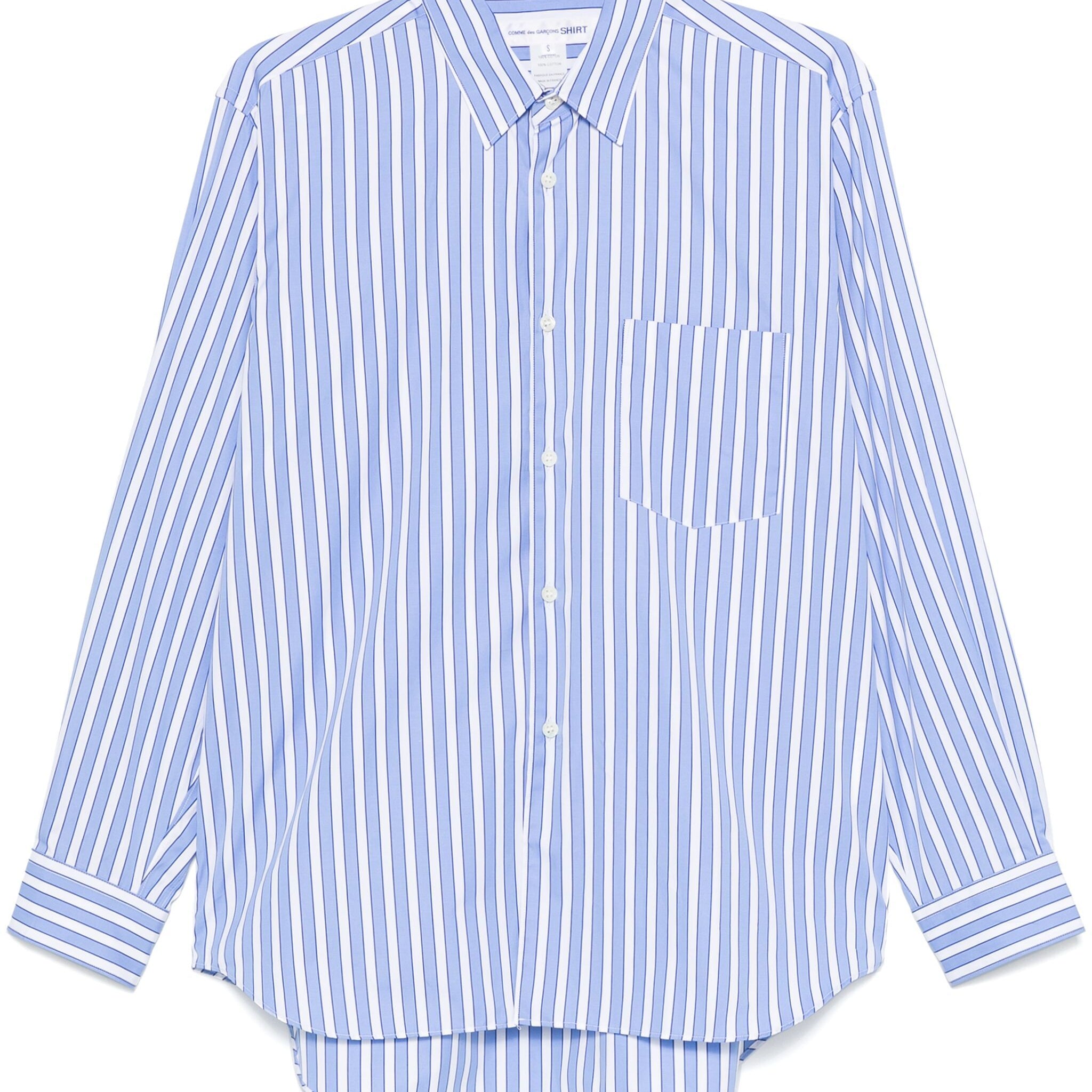 Comme Des Garçons Shirt Striped Cotton Shirt - SHEET-1 - LISBON STORE