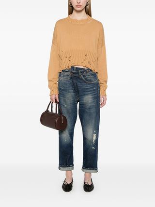 Marni Distressed Cropped Jumper - SHEET-1 - LISBON STORE