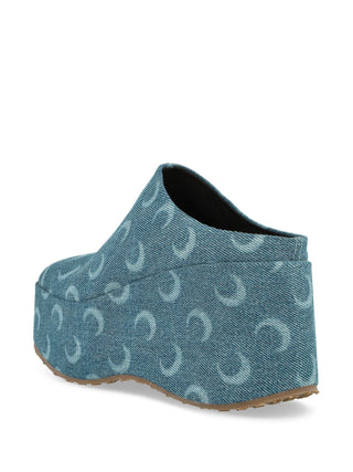 Marine Serre Moon Laser Denim MS Clog - SHEET-1 - LISBON STORE