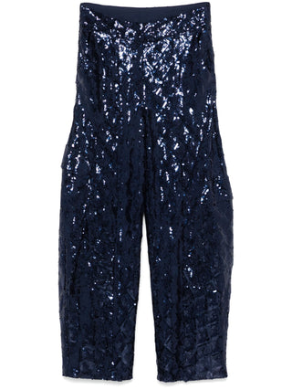 Rotate Birger Christensen Sequins Cargo Pants - SHEET-1 - LISBON STORE