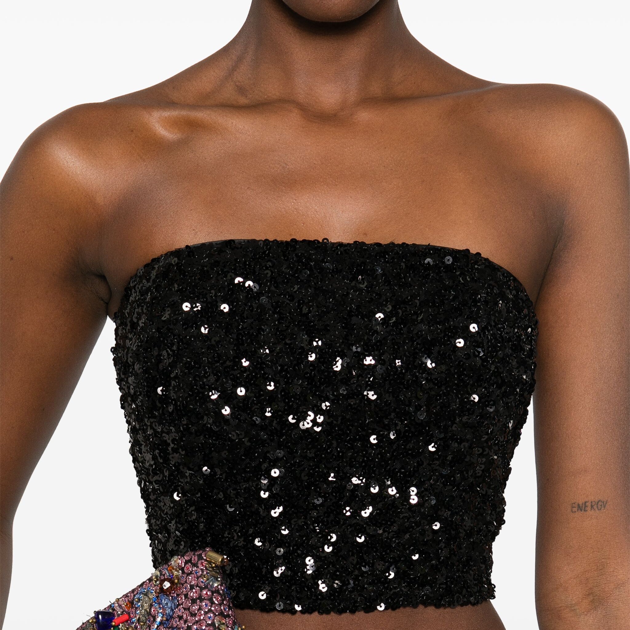 SEQUINS CROP TOP