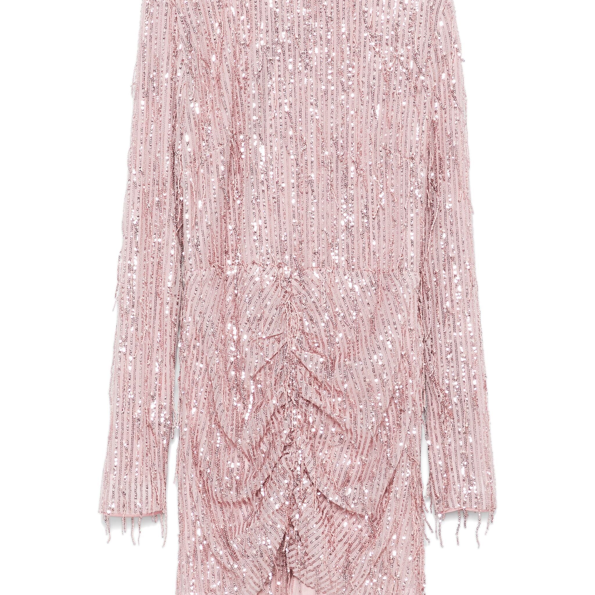 Rotate Birger Christensen Sequin Fringe Mini Dress - SHEET-1 - LISBON STORE