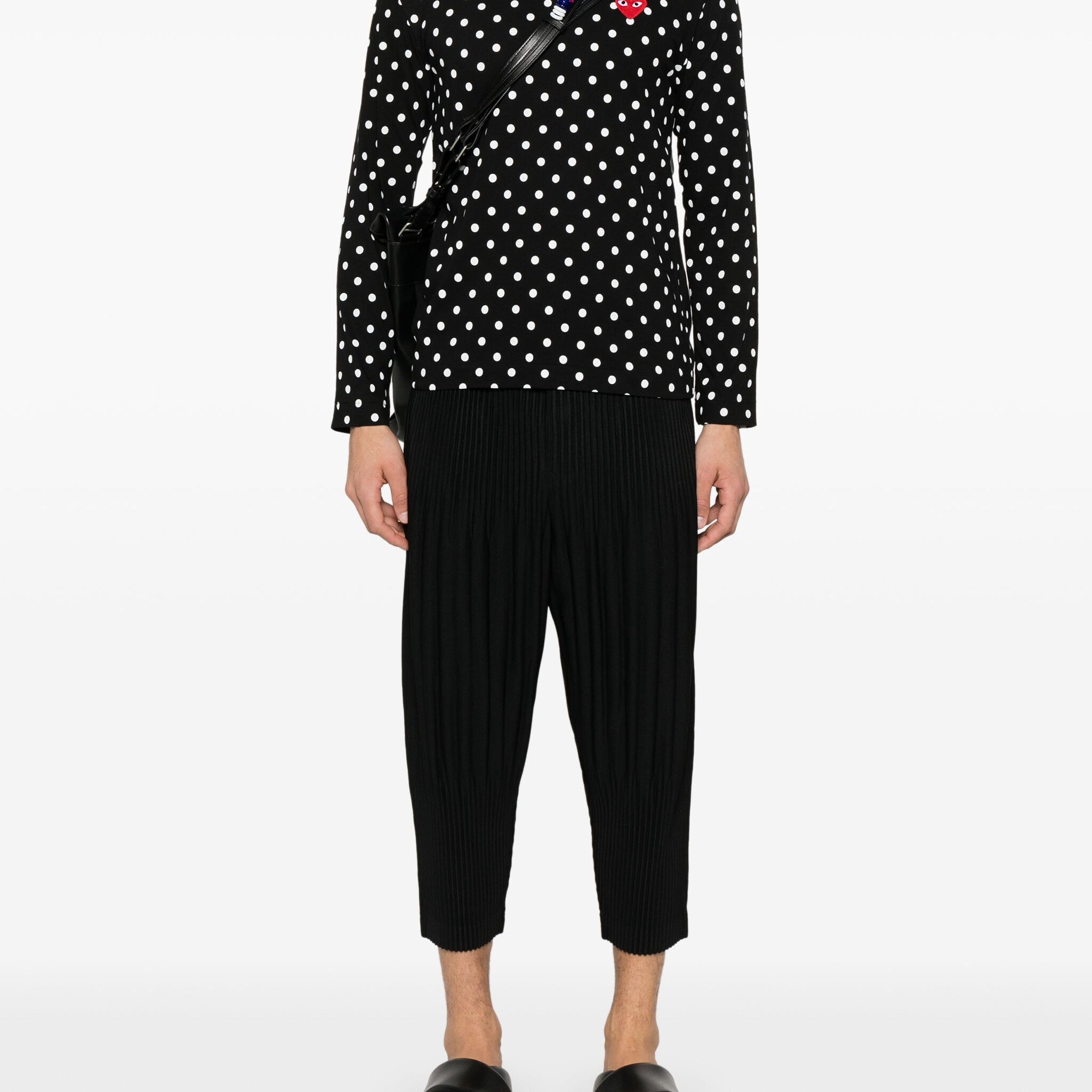 Comme Des Garçons Play Polka Dot Cotton T-Shirt - SHEET-1 - LISBON STORE