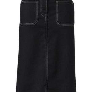 Courrèges Midi Skirt 2 Pockets In Stitched Denim - SHEET-1 - LISBON STORE