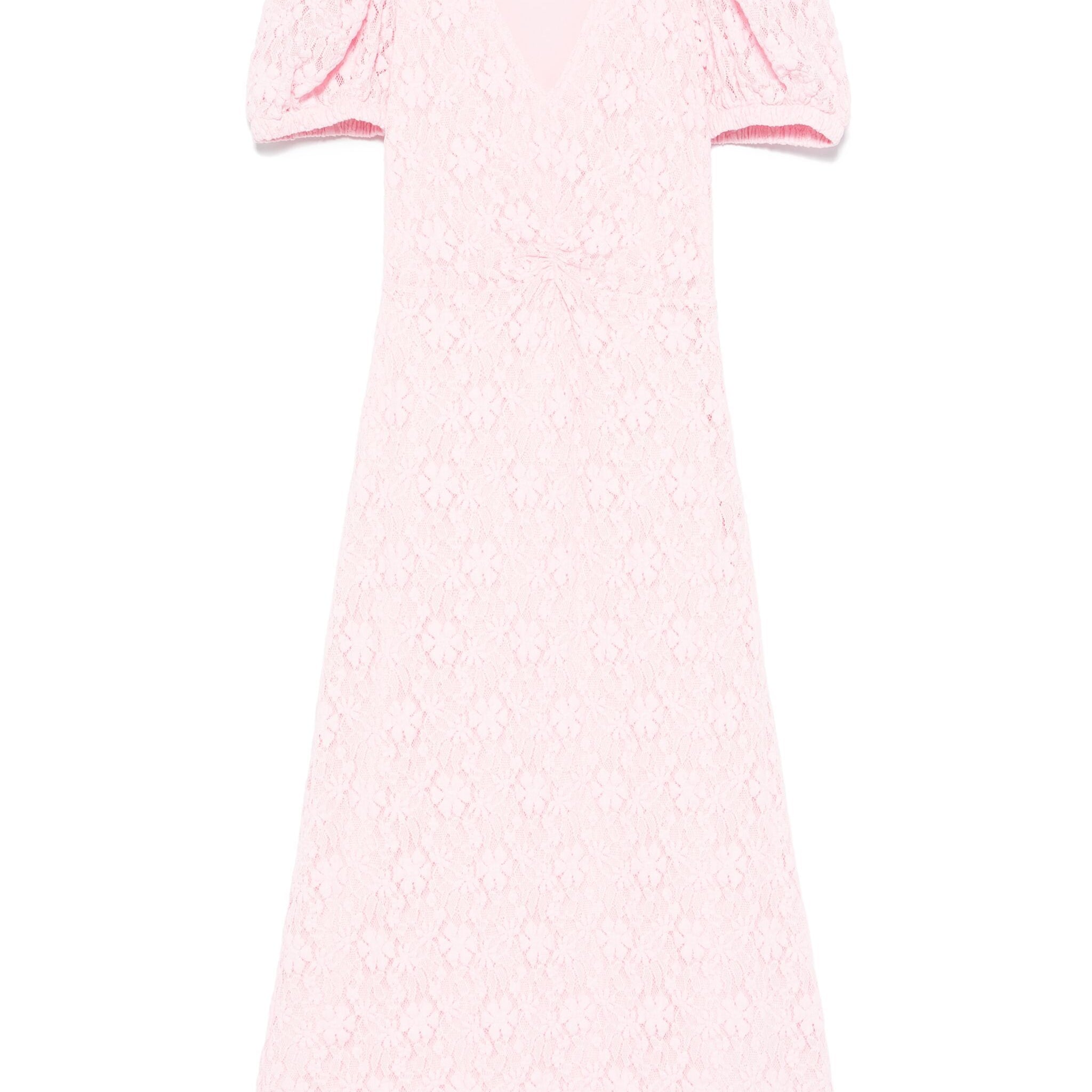 Rotate Birger Christensen Lace Puff Sleeve Dress - SHEET-1 - LISBON STORE