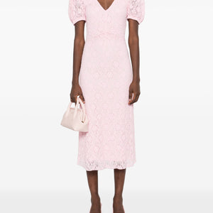 Rotate Birger Christensen Lace Puff Sleeve Dress - SHEET-1 - LISBON STORE