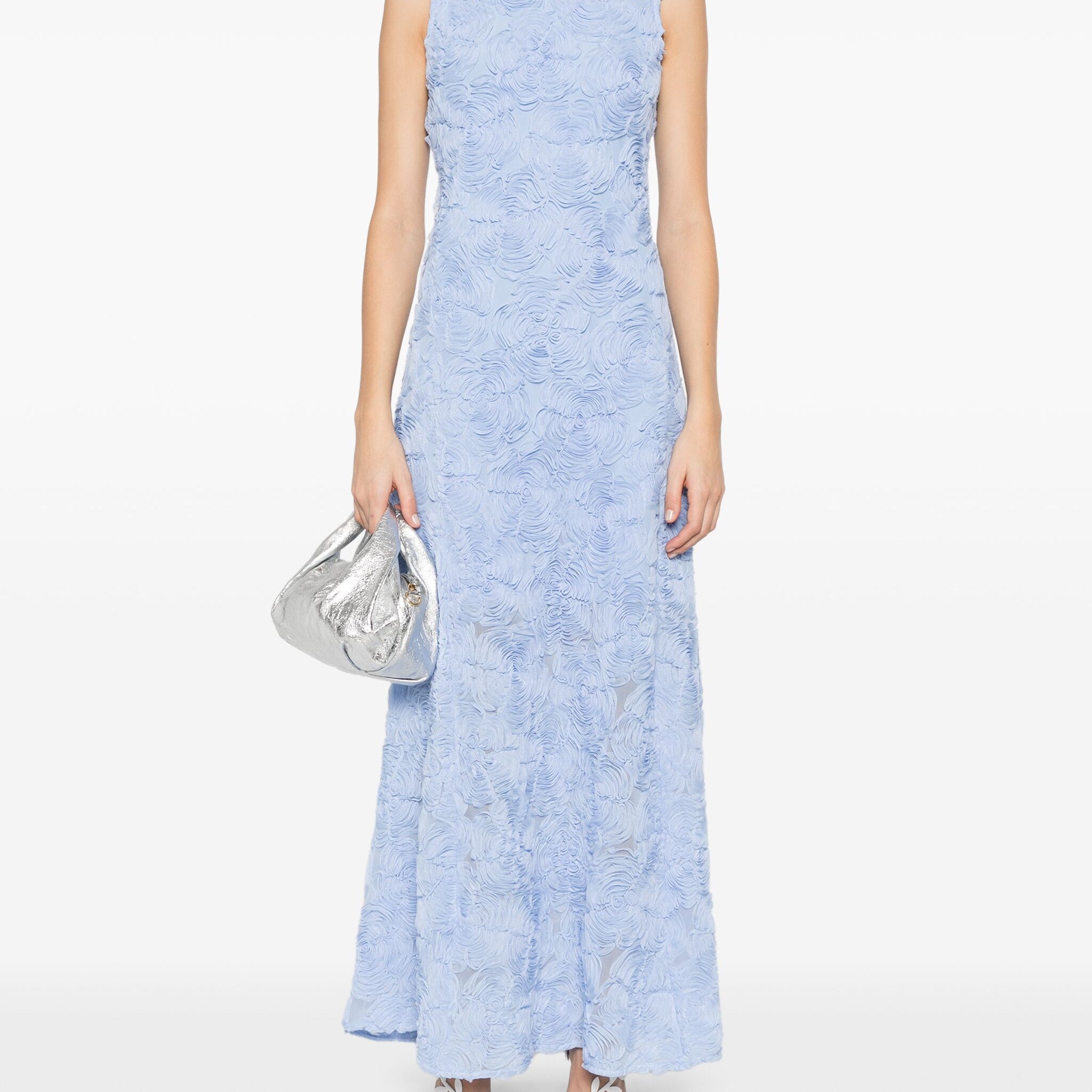 Rotate Birger Christensen Flower Mesh Maxi Dress - SHEET-1 - LISBON STORE