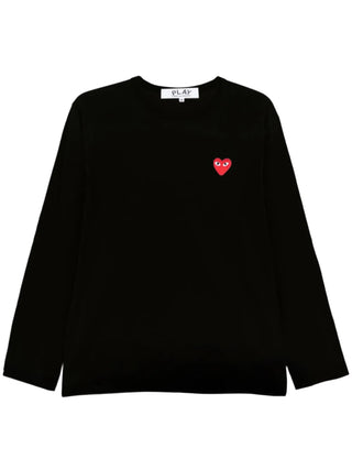 FULL SLEEVES T-SHIRT RED EMBLEM RED HEART