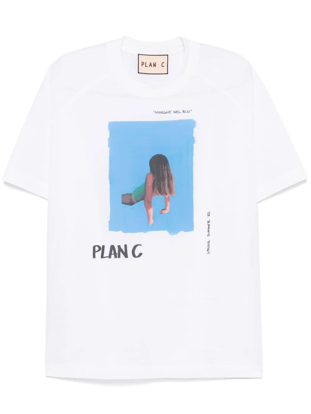 Marghe Nel Blu-print T-shirt