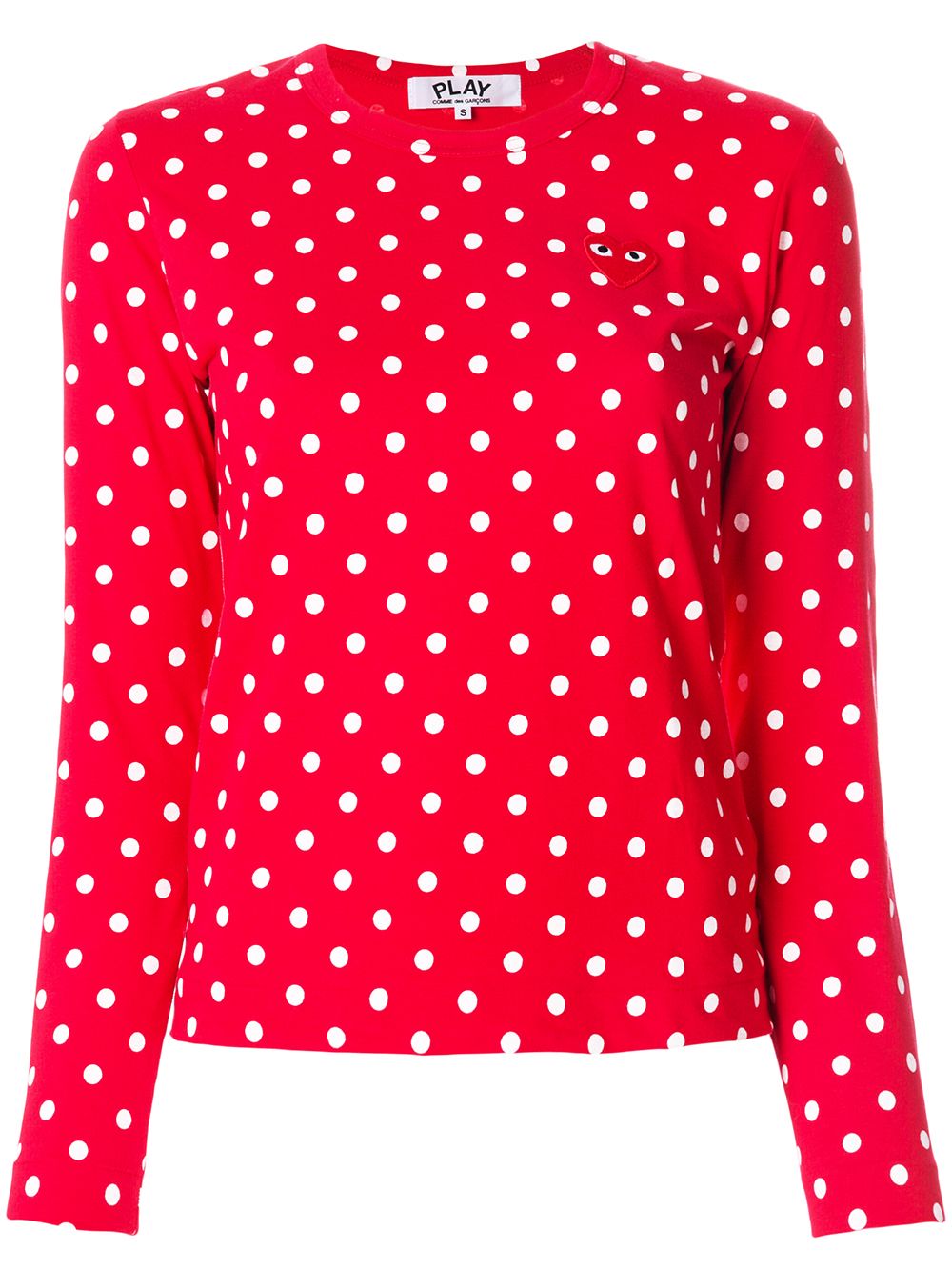 POLKA DOT HEART LOGO T-SHIRT