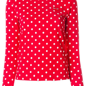 POLKA DOT HEART LOGO T-SHIRT