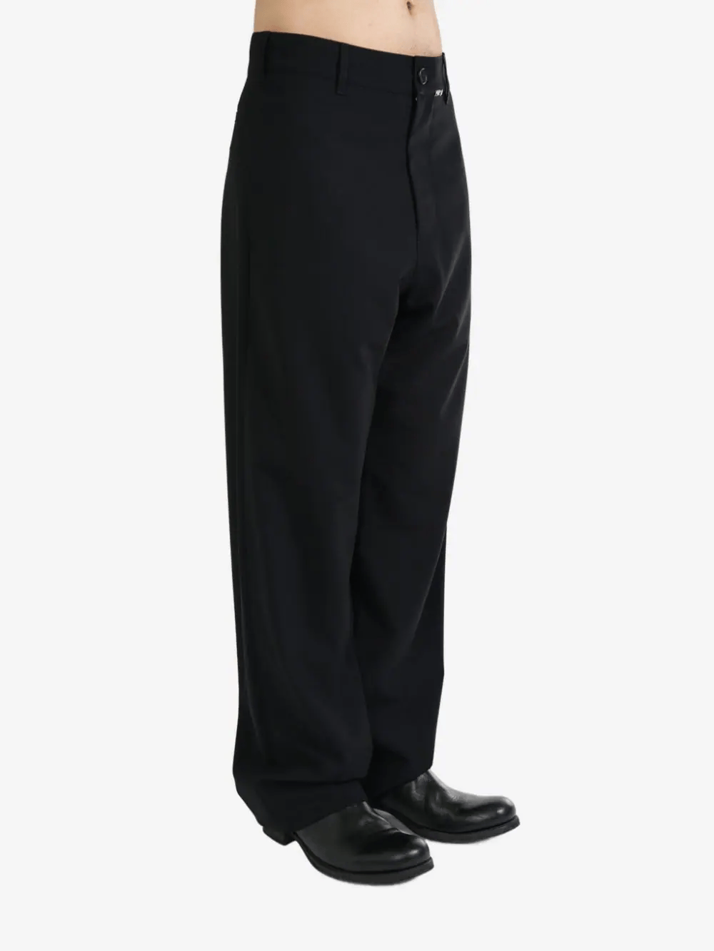 Marni Mending Logo Straight Leg Trousers - SHEET-1 - LISBON STORE