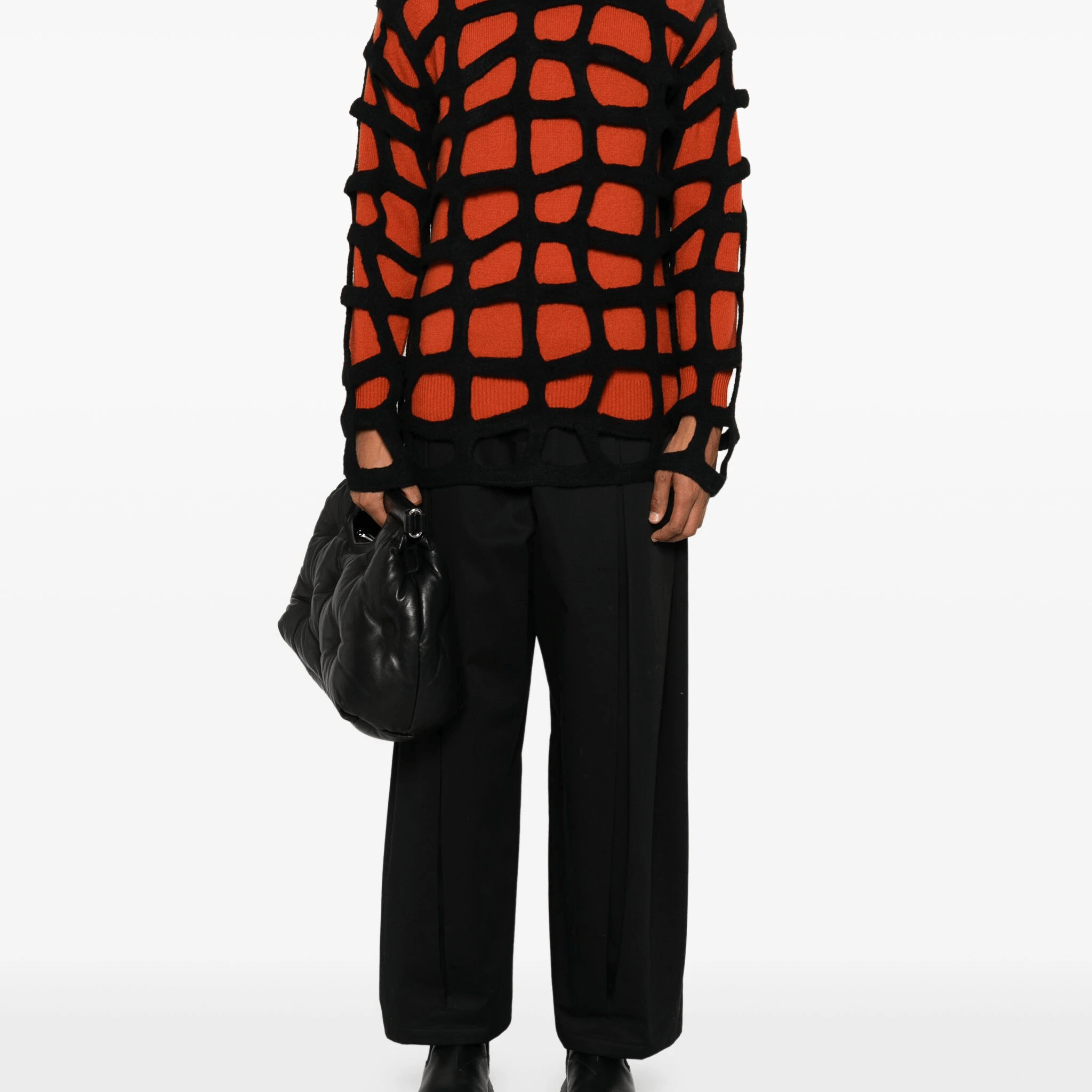 Comme Des Garçons Cut Out Sweater - SHEET-1 - LISBON STORE