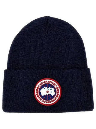 Canada Goose Arctic Disc Ribbed Knit Beanie - SHEET-1 - LISBON STORE