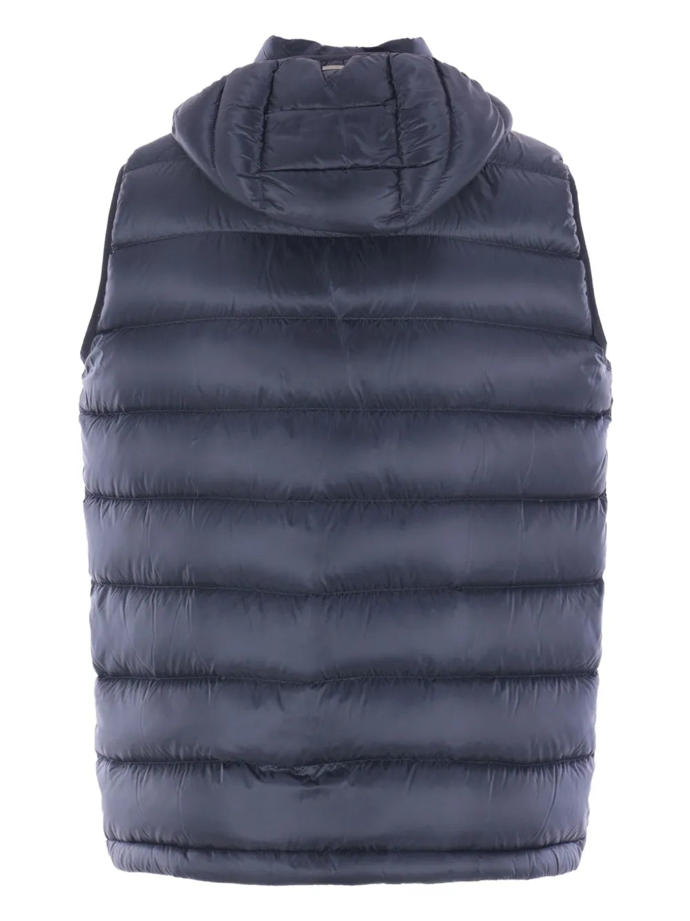 hooded quilted gilet