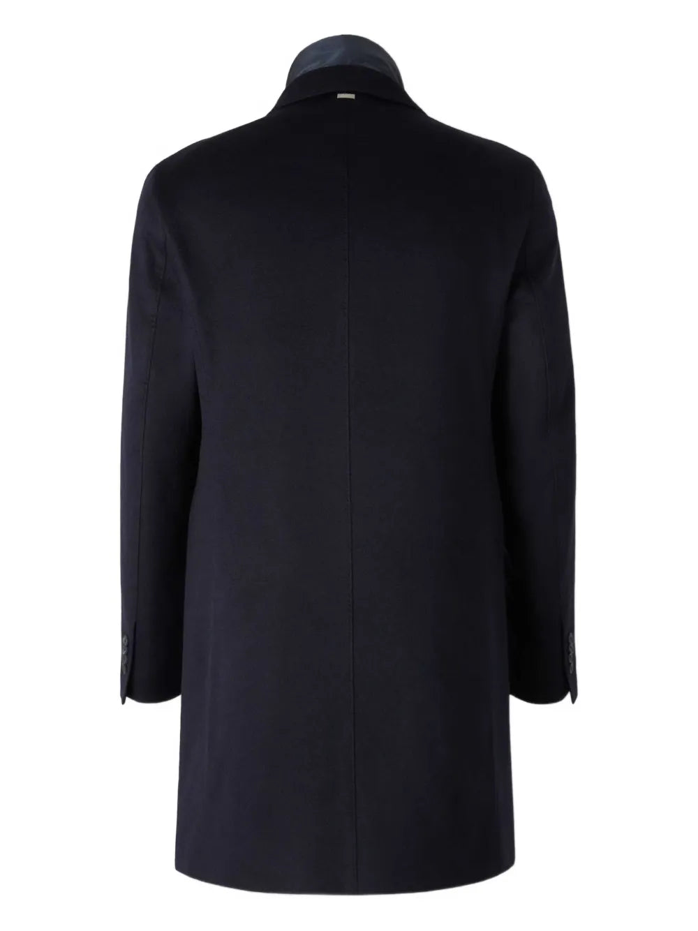 detachable-lining buttoned coat