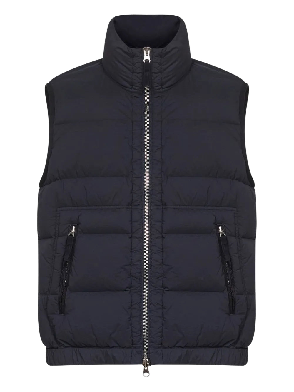padded zip-front vest