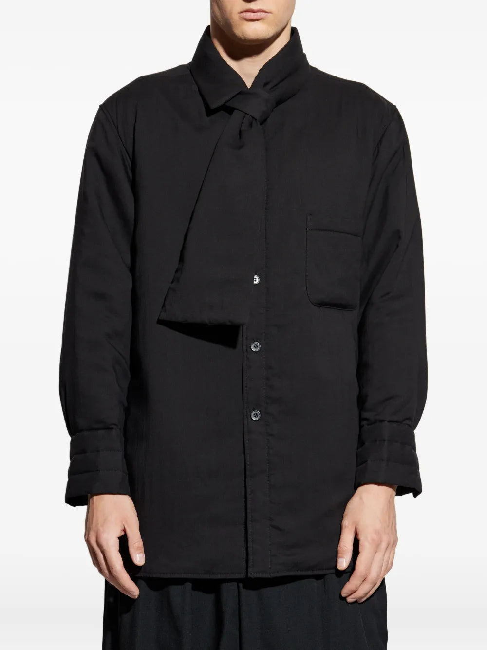 STOLE DETAIL PADDED SB Black