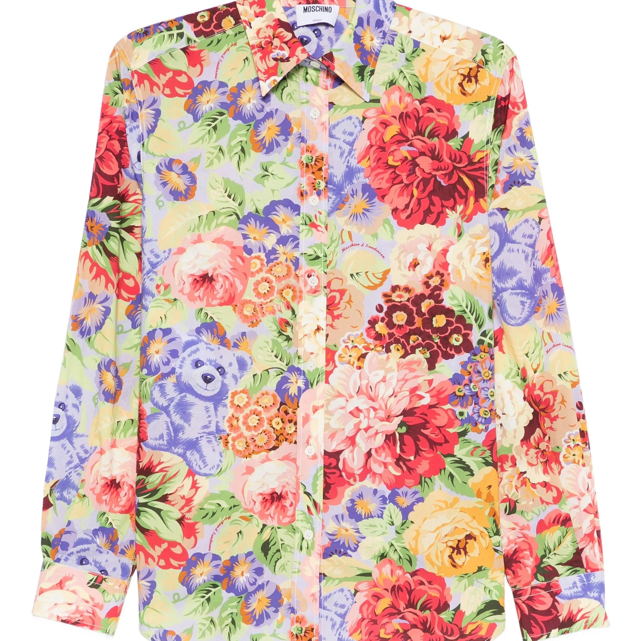 floral-print shirt