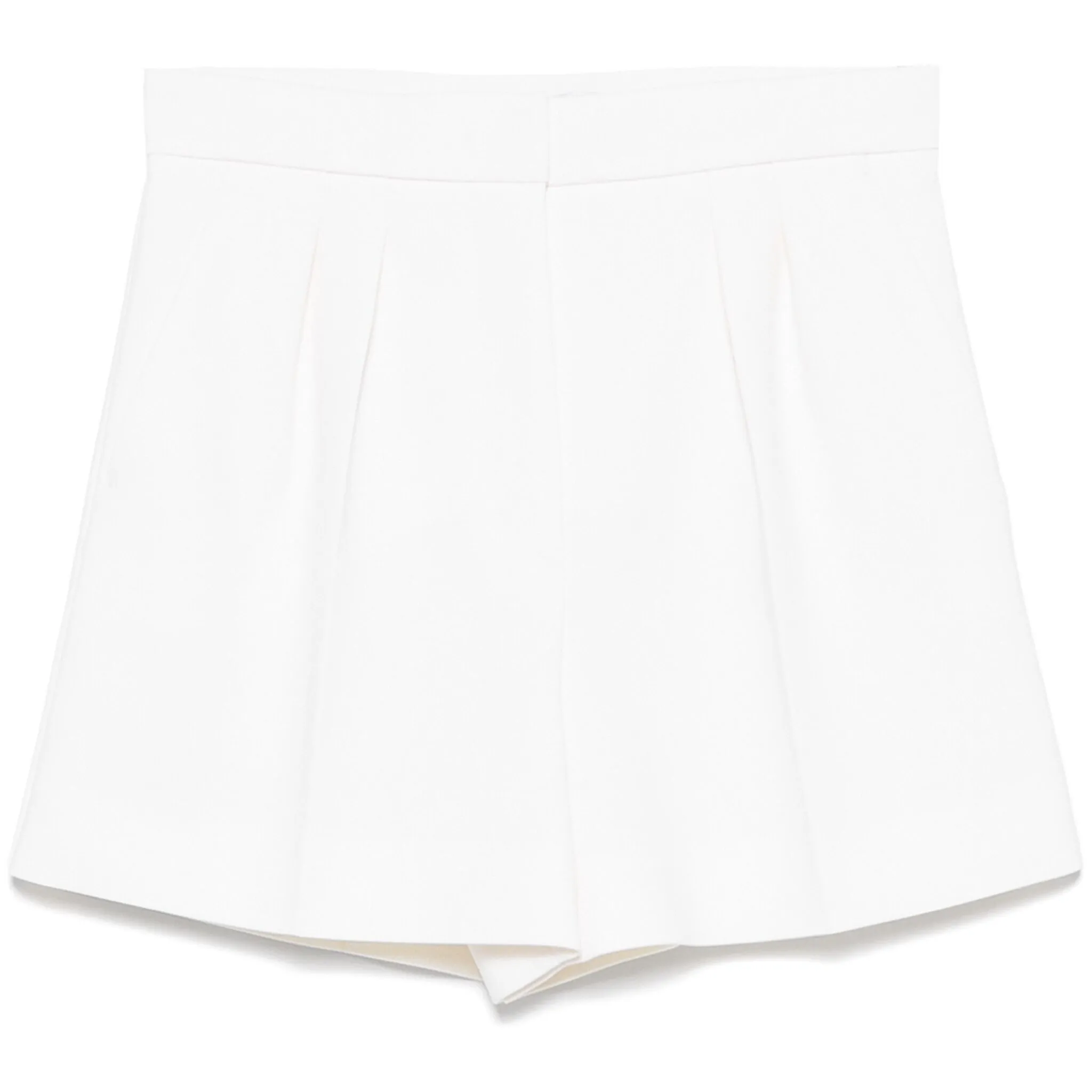 Wool canvas shorts