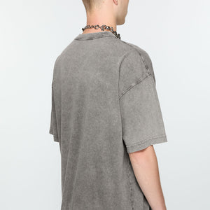 GREY BLURRED LOGO T-SHIRT