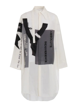 Yohji Yamamoto printed shirt