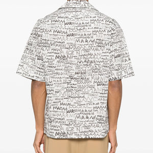 pencil logo-print shirt