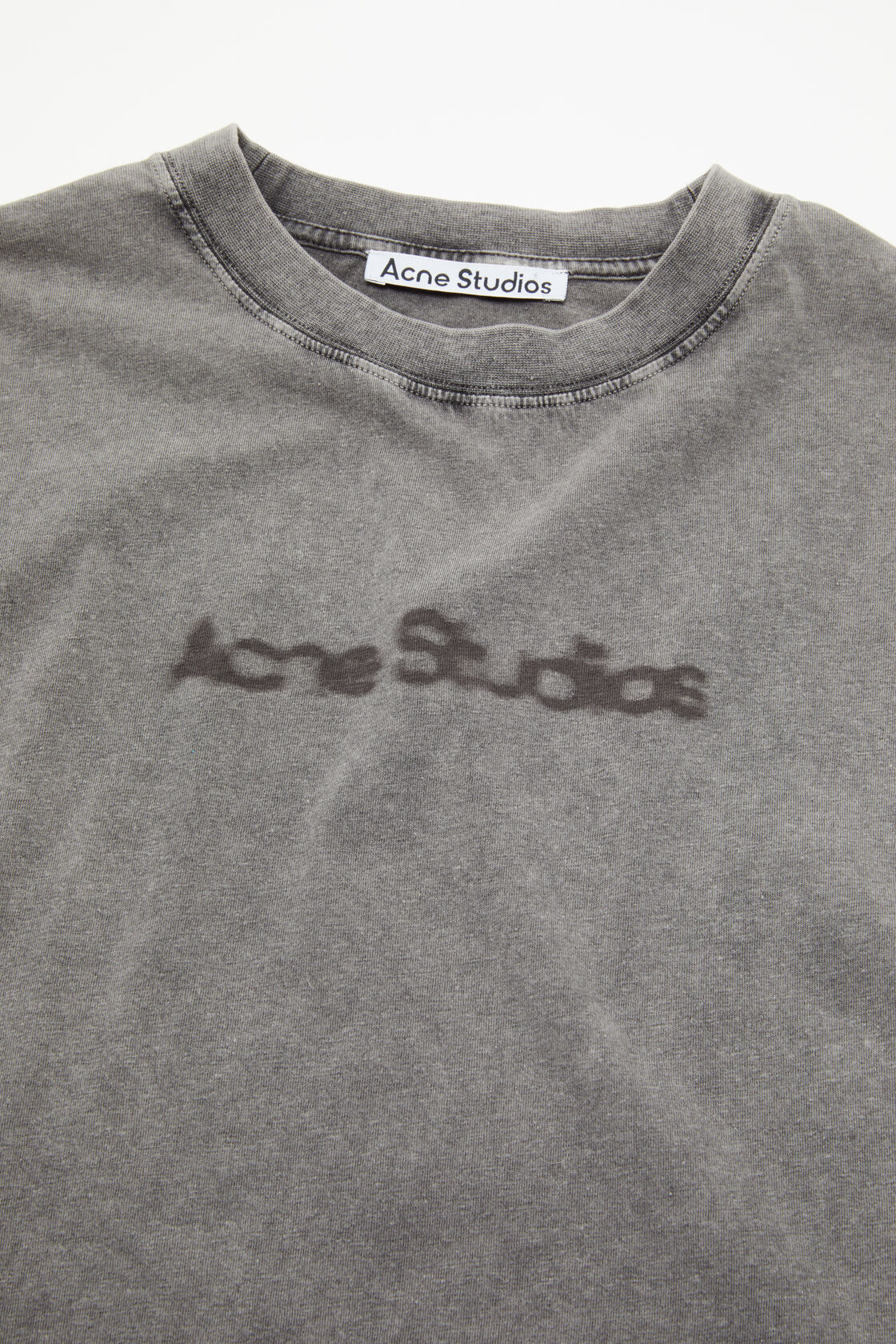 GREY BLURRED LOGO T-SHIRT