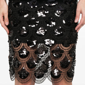 Sequins Pencil Skirt