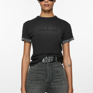 Acne Studios Logo T-Shirt Fitted Fit - SHEET-1 - LISBON STORE