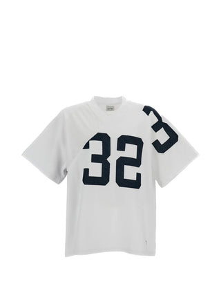 ARTE ANTWERP number-print mesh t-shirt. Lightweight, breathable, and defined by a deconstructed graphic. Available at our Lisbon store. 