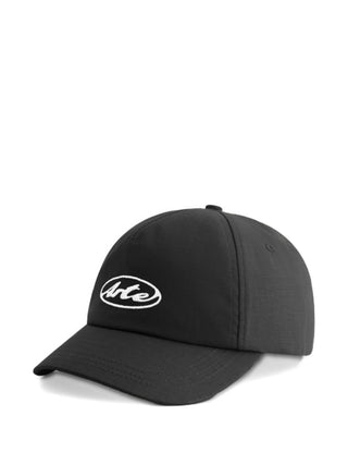 Black cap with a white logo by Arte Antwerp