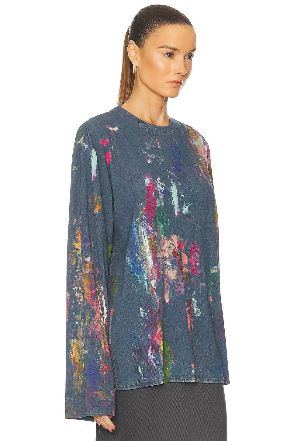 Printed long sleeves t-shirt