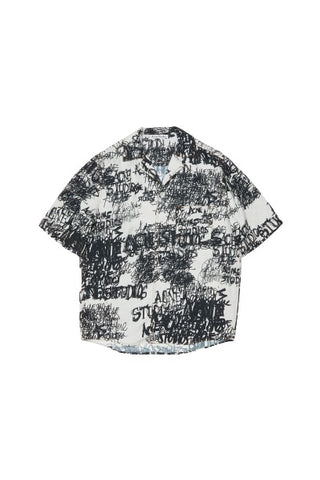 Acne Studios Printed Button Up Shirt | Shop in Lisbon & Online at SHEET-1.com