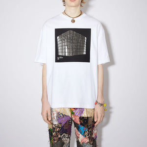 square disco print t-shirt - SHEET-1