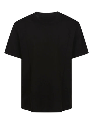 Crafted from premium cotton jersey, this regular-fit T-shirt features a ribbed crew neck and a signature embroidered logo patch at the chest. 