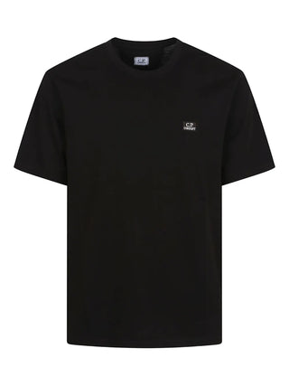 Crafted from premium cotton jersey, this regular-fit T-shirt features a ribbed crew neck and a signature embroidered logo patch at the chest. 